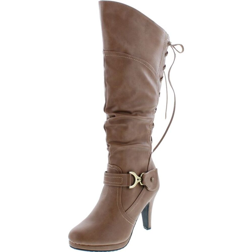 Top Moda Page-65 Taupe Womens boots 10 NEW